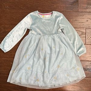 Baby Boden size 3-4 velvet tulle angel wing dress
